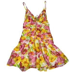 Sky To Moon Womens Size S Floral Mini Dress